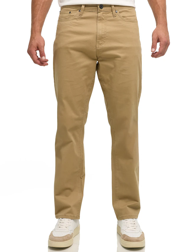 Indicode 5-Pocket-Hose »INVince col. Twill« Baumwollmischung, relaxed fit