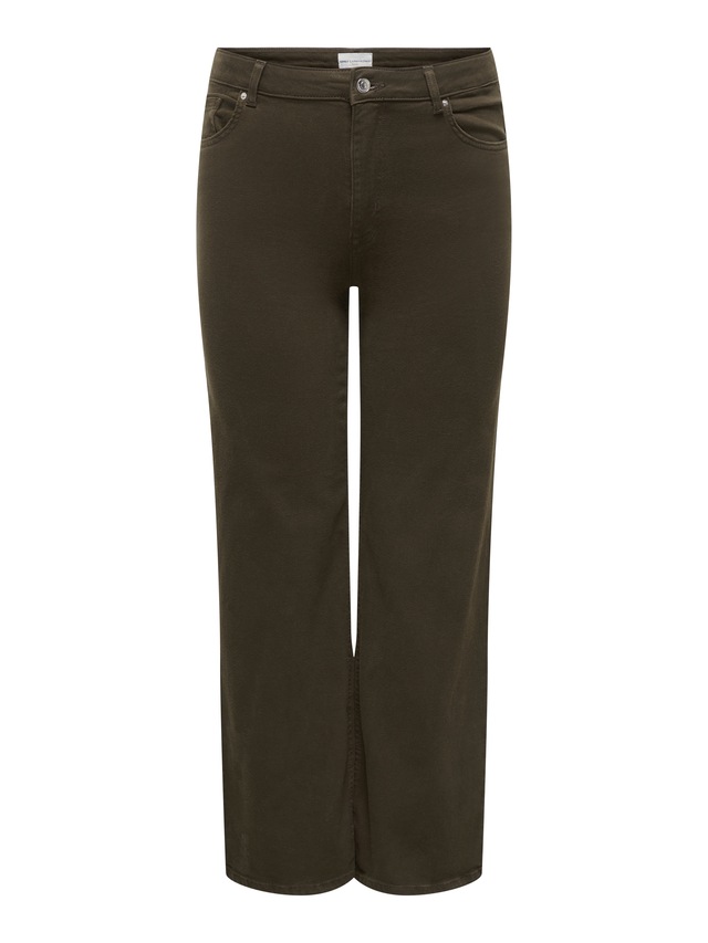 ONLY CARMAKOMA High-waist-Jeans »CARWILLY HW WIDE COL CRO11« Baumwollmischung, High Waist