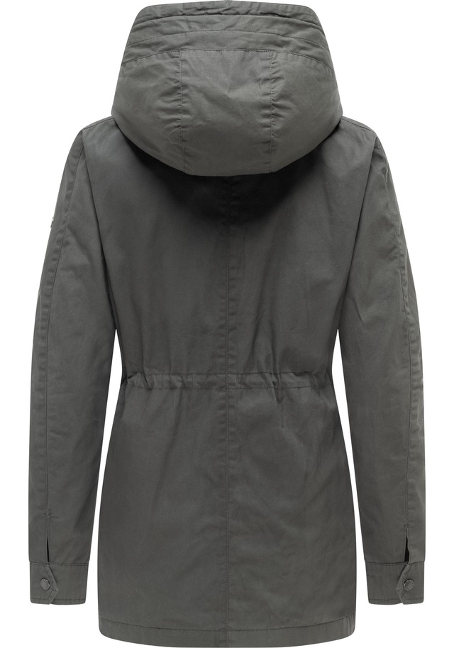 Ragwear Anorak »Lenoa Vintage« mit Kapuze Übergangsparka mit Kapuze und Taillenzugband