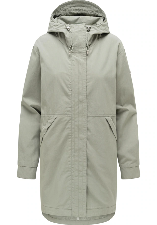 Ragwear Kurzmantel »Lamyja B« Leichter Oversize-Übergangsparka mit Kapuze