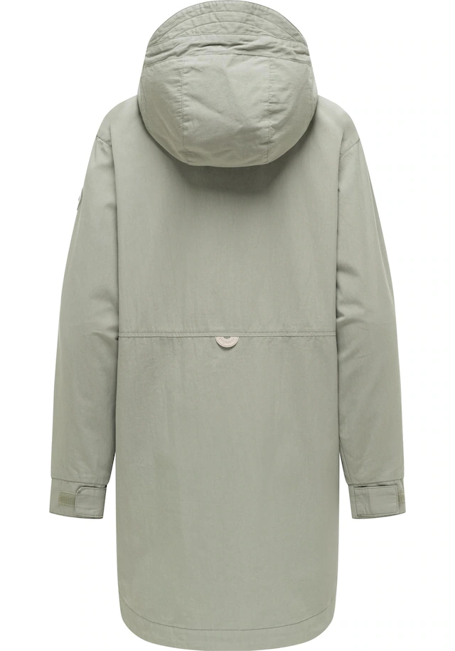 Ragwear Kurzmantel »Lamyja B« Leichter Oversize-Übergangsparka mit Kapuze