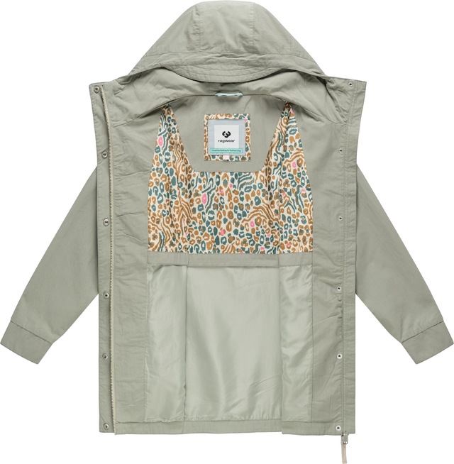 Ragwear Kurzmantel »Lamyja B« Leichter Oversize-Übergangsparka mit Kapuze