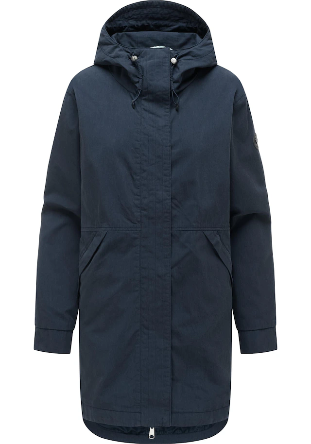 Ragwear Kurzmantel »Lamyja B« Leichter Oversize-Übergangsparka mit Kapuze