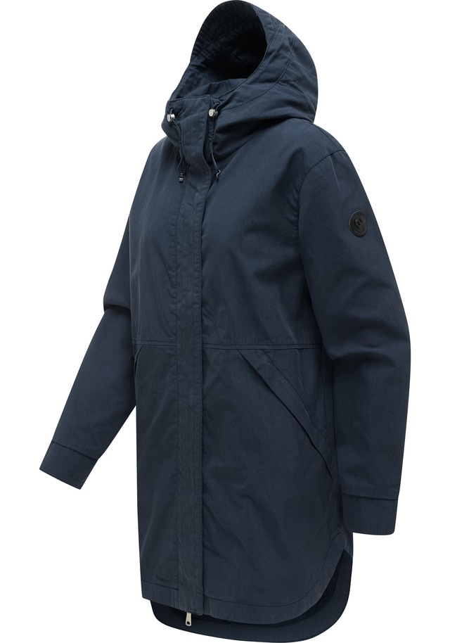 Ragwear Kurzmantel »Lamyja B« Leichter Oversize-Übergangsparka mit Kapuze