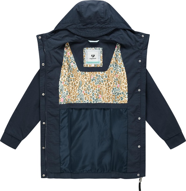 Ragwear Kurzmantel »Lamyja B« Leichter Oversize-Übergangsparka mit Kapuze