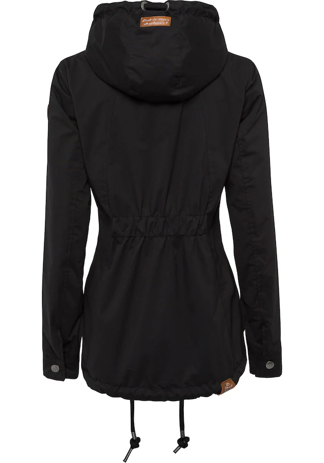 Ragwear Funktionsjacke »ZUZKA« mit Kapuze stylische Übergangs-Outdoor-Jacke Water repellent coating