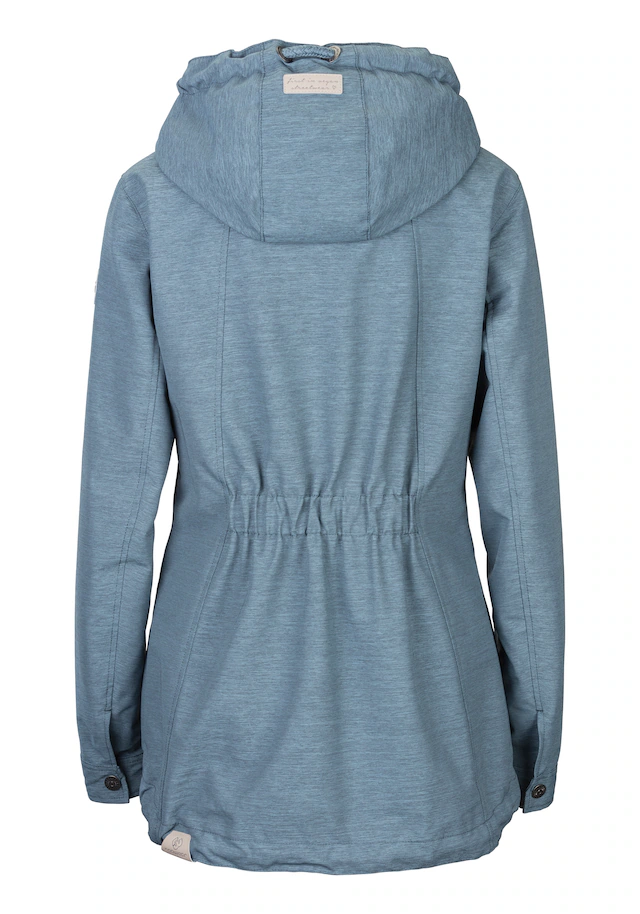 Ragwear Funktionsjacke »ZUZKA« mit Kapuze stylische Übergangs-Outdoor-Jacke Water repellent coating