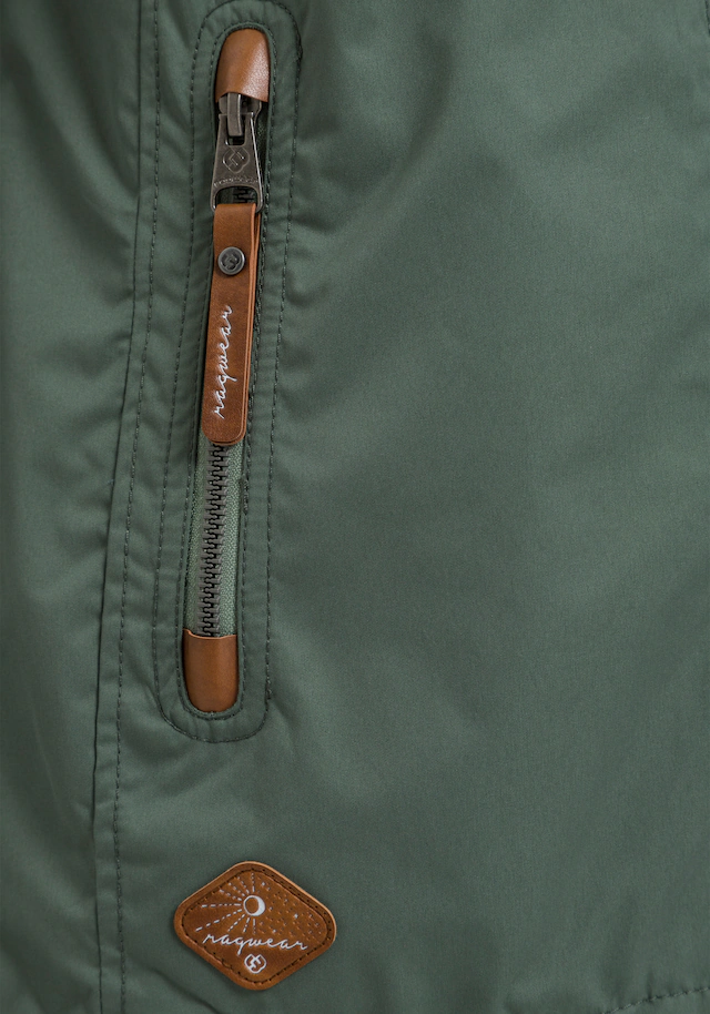 Ragwear Funktionsjacke »ZUZKA« mit Kapuze stylische Übergangs-Outdoor-Jacke Water repellent coating