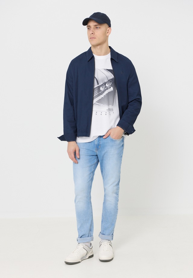 STREET ONE MEN T-Shirt aus reiner Baumwolle