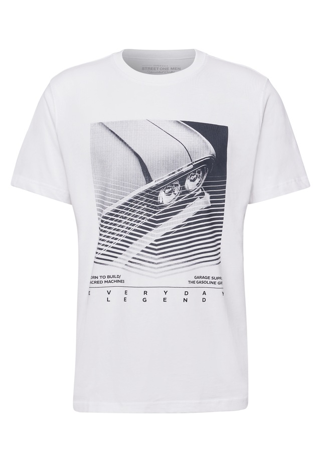 STREET ONE MEN T-Shirt aus reiner Baumwolle