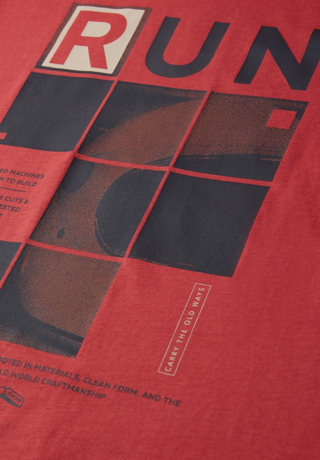 STREET ONE MEN T-Shirt aus reiner Baumwolle
