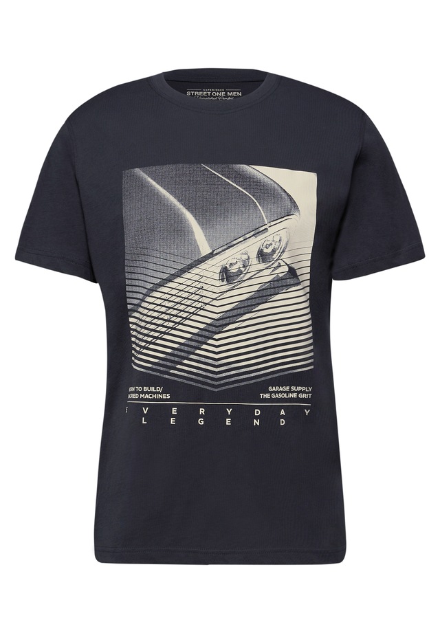 STREET ONE MEN T-Shirt aus reiner Baumwolle