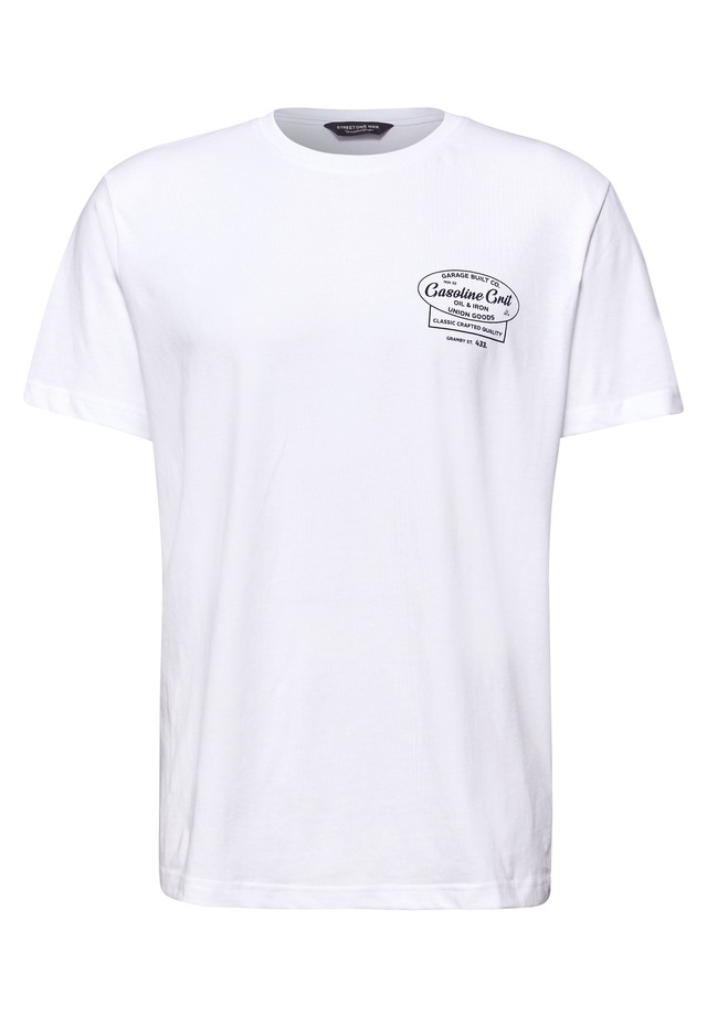 STREET ONE MEN T-Shirt im soften Baumwoll-Mix
