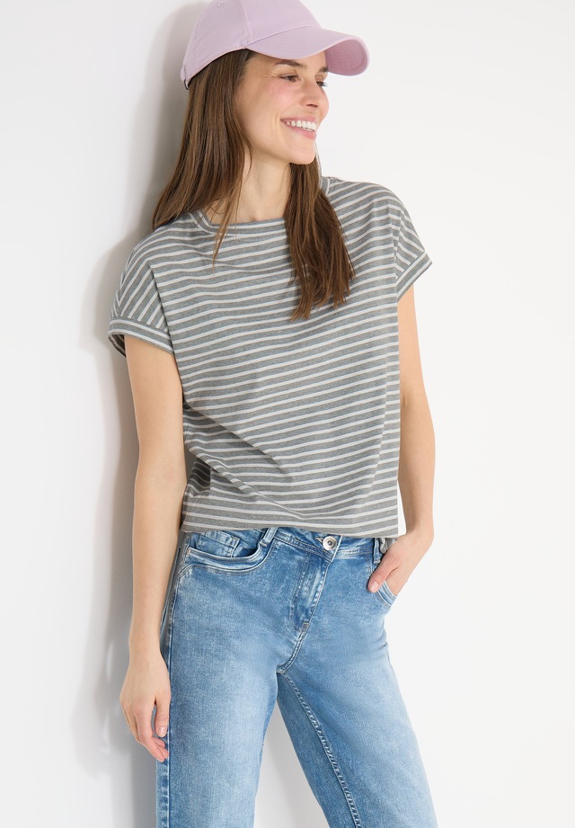 Cecil T-Shirt aus reiner Baumwolle