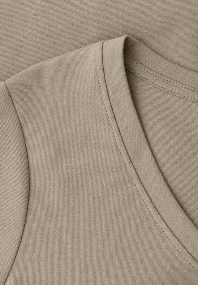 STREET ONE V-Shirt aus reiner Baumwolle