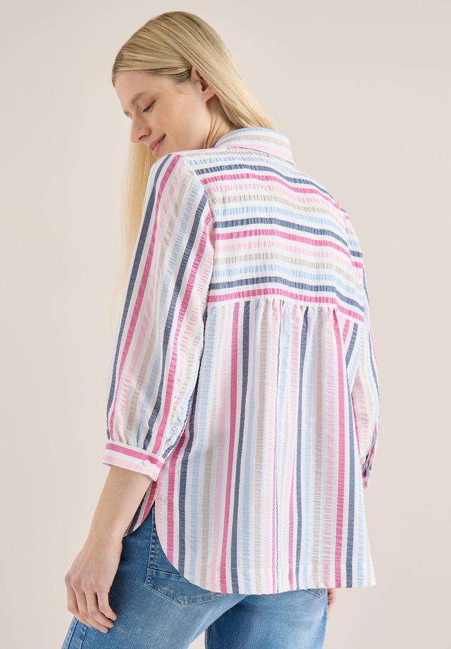 Cecil Hemdbluse im Seersucker-Style mit Streifen