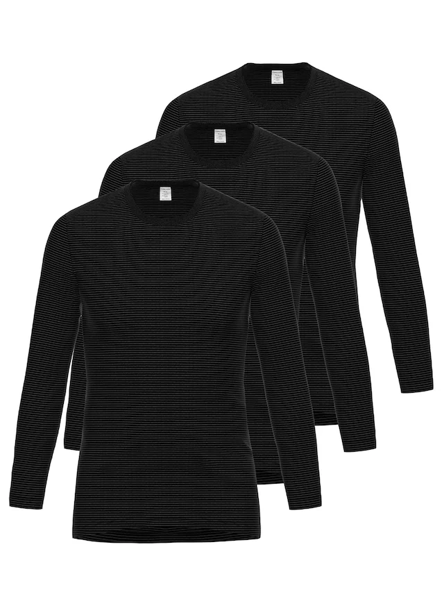 Ammann Unterhemd »3er Pack Shirt 1/1 Arm Day Classic / Jeans Feinripp«