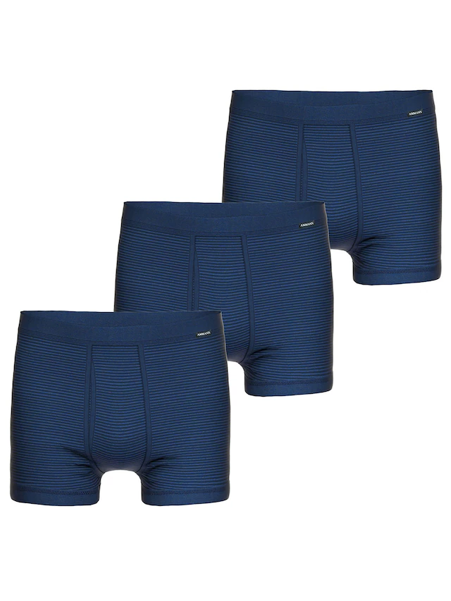 Ammann Retro Pants »3er Pack Hose kurz mit Eingriff Day Classic / Jeans Feinripp« 3 Stück,