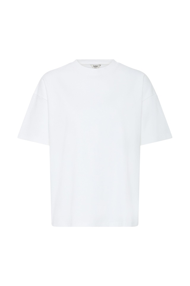 OXMO Rundhalsshirt »Rundhalsshirt OXNSandy Boxy«
