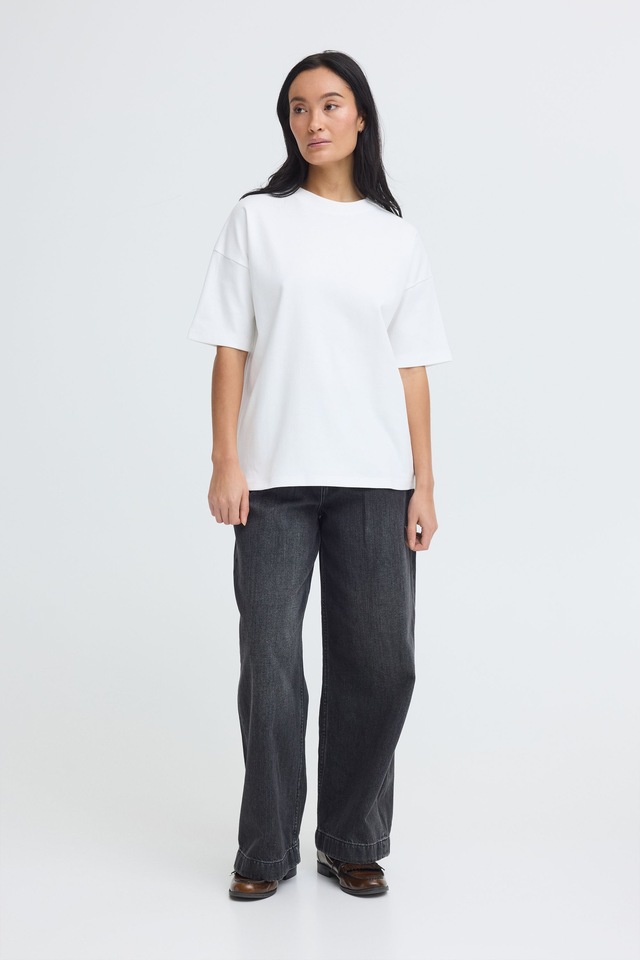 OXMO Rundhalsshirt »Rundhalsshirt OXNSandy Boxy«
