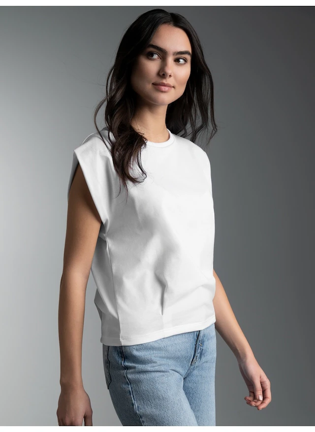 Trigema T-Shirt »TRIGEMA T Shirt mit modischen Falten« 1