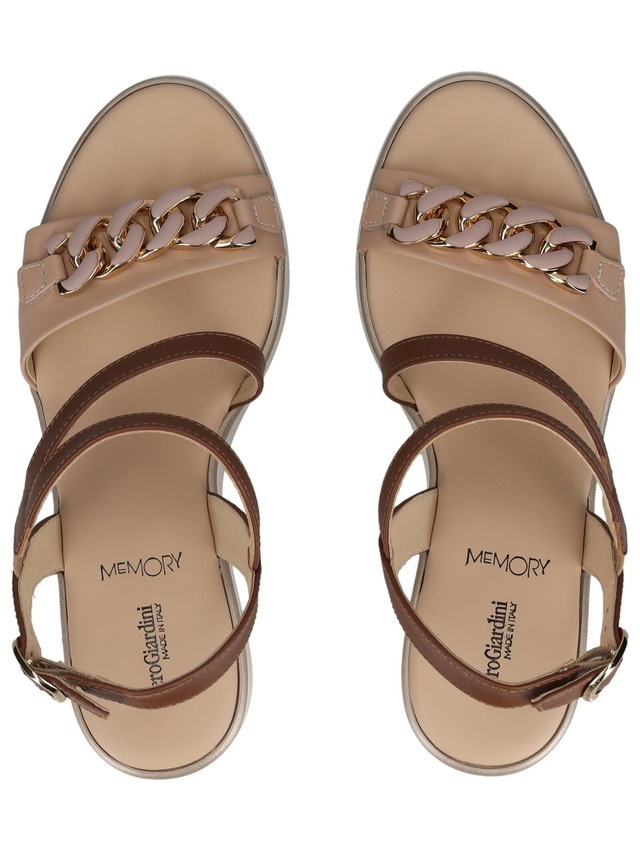 Nero Giardini Keilsandalette »Nero Giardini Sandalen Leder«