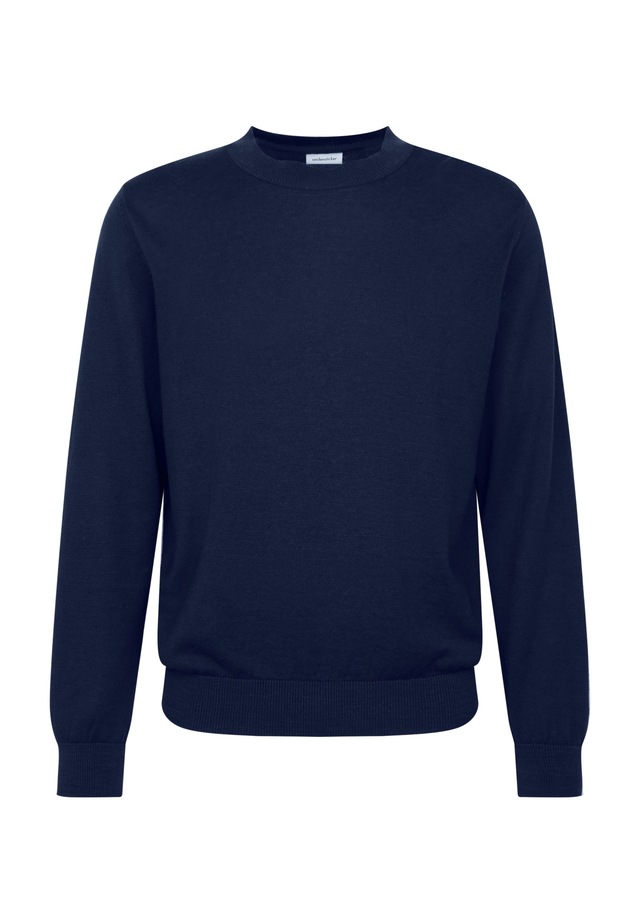 seidensticker Strickpullover »Schwarze Rose« 1/1 Rundhals Uni