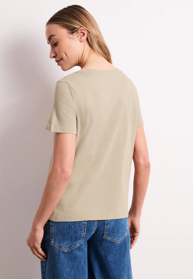 STREET ONE T-Shirt aus reiner Baumwolle