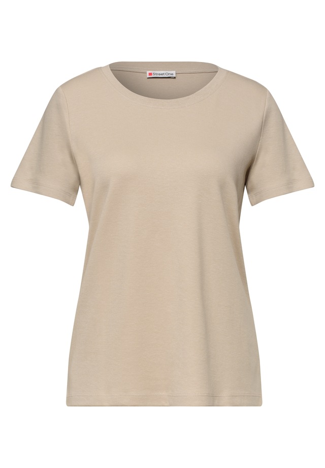 STREET ONE T-Shirt aus reiner Baumwolle