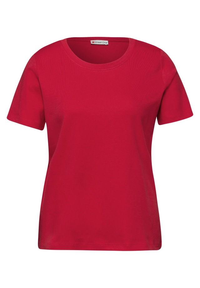STREET ONE T-Shirt aus reiner Baumwolle