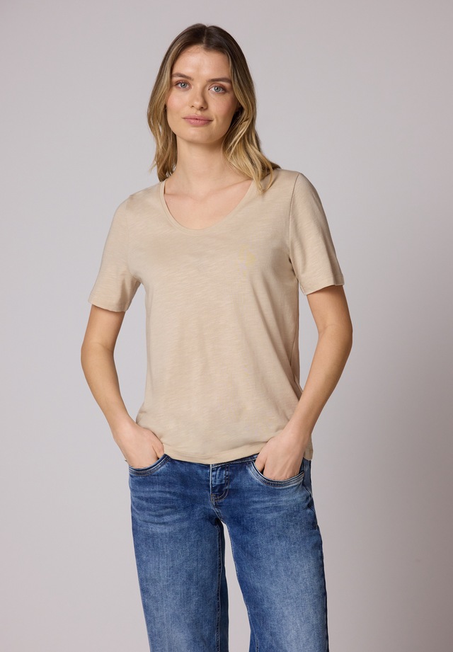 STREET ONE V-Shirt im Basic-Style