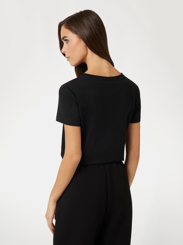 Guess T-Shirt »BRIANA« mit Strass-Steinen, Regular Fit