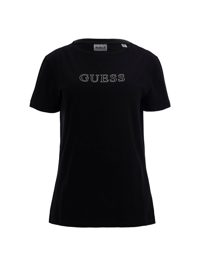 Guess T-Shirt »BRIANA« mit Strass-Steinen, Regular Fit