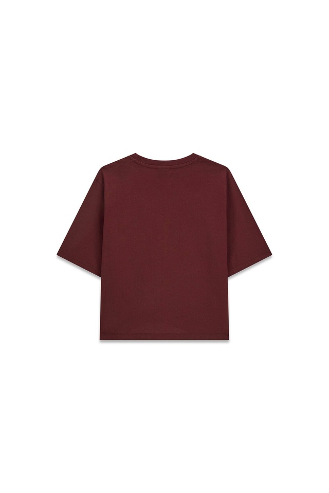 Guess T-Shirt »COLETTE BOXY T-SHIRT« mit Logo-Applikation, Baumwolle