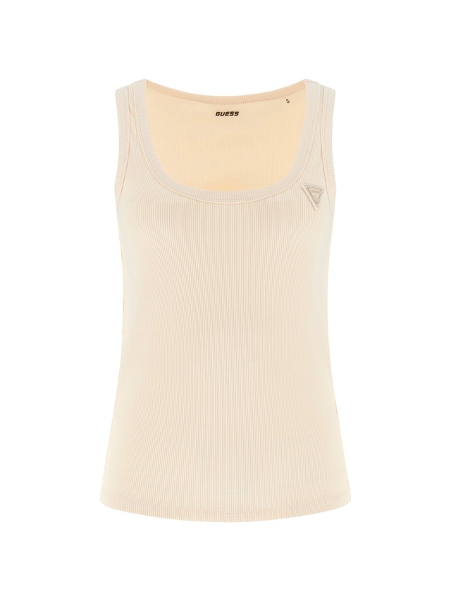 Guess Tanktop »COLETTE RIB TANK« aus Rippstrick, Viskosemix