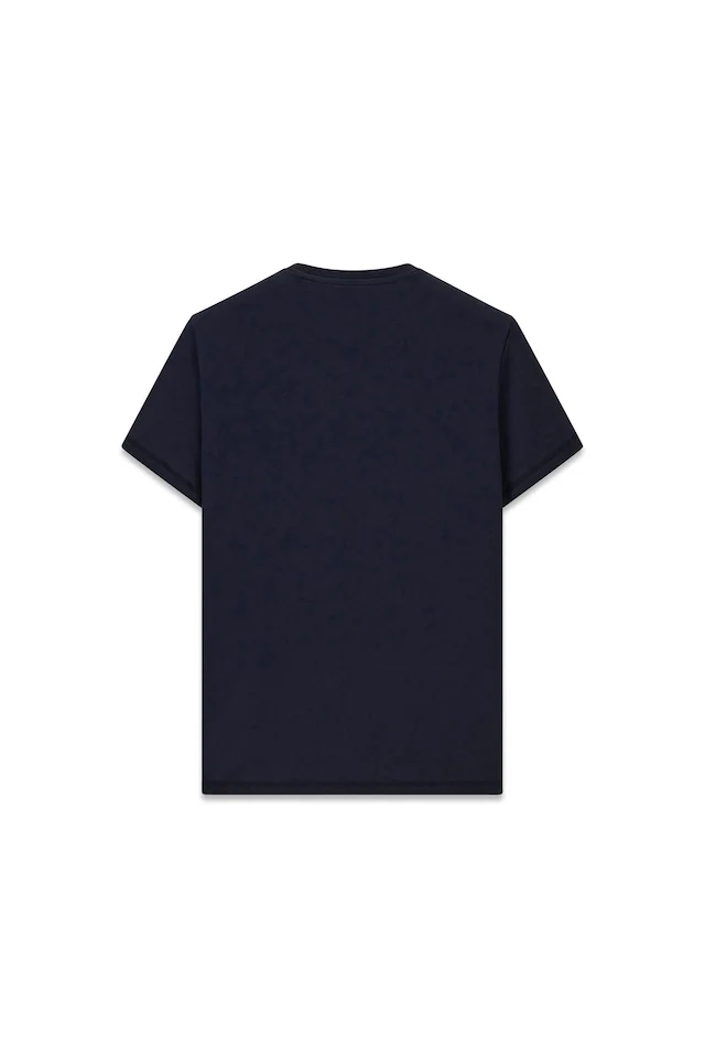Guess T-Shirt »TRIANGLE SPRAY TEE« Rundhalsausschnitt, Baumwoll-Mix, Slim Fit