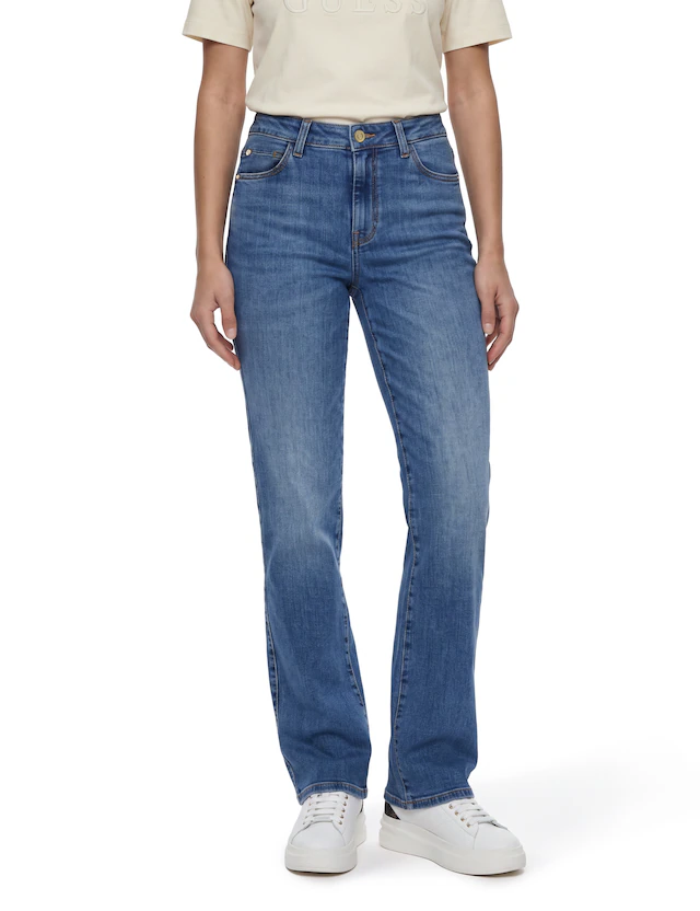 Guess Straight-Jeans »SEXY STRAIGHT« mit hohem Bund, Stretch-Denim