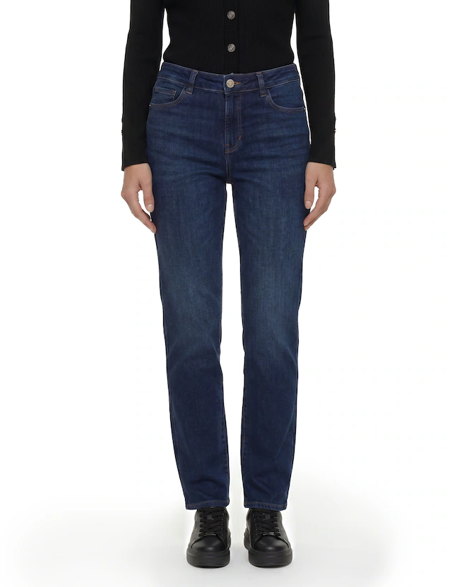 Guess Straight-Jeans »SEXY STRAIGHT« mit hohem Bund, Stretch-Denim