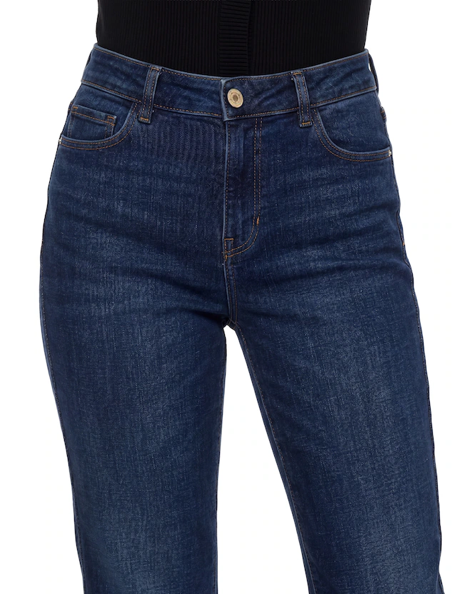 Guess Straight-Jeans »SEXY STRAIGHT« mit hohem Bund, Stretch-Denim