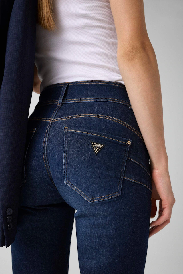 Guess Skinny-fit-Jeans »SHAPE UP« mit Abnähern, Baumwollmix