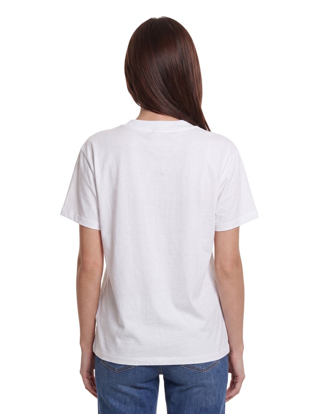 Guess T-Shirt »SS MOCK NECK ALL OVER 4G TEE« mit Strassbesatz, Slim Fit