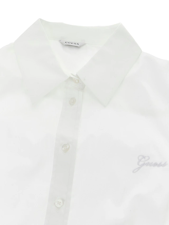 Guess Hemdbluse »NEW CATE SHIRT« mit Logostickerei, Slim Fit