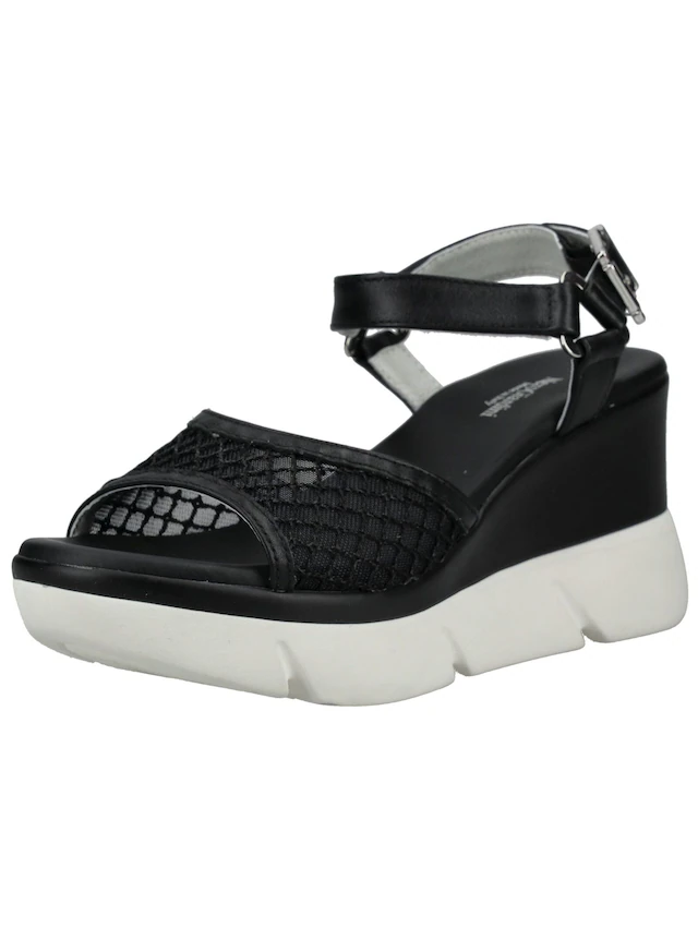 Nero Giardini Keilsandalette »Nero Giardini Sandalen Leder/Textil«