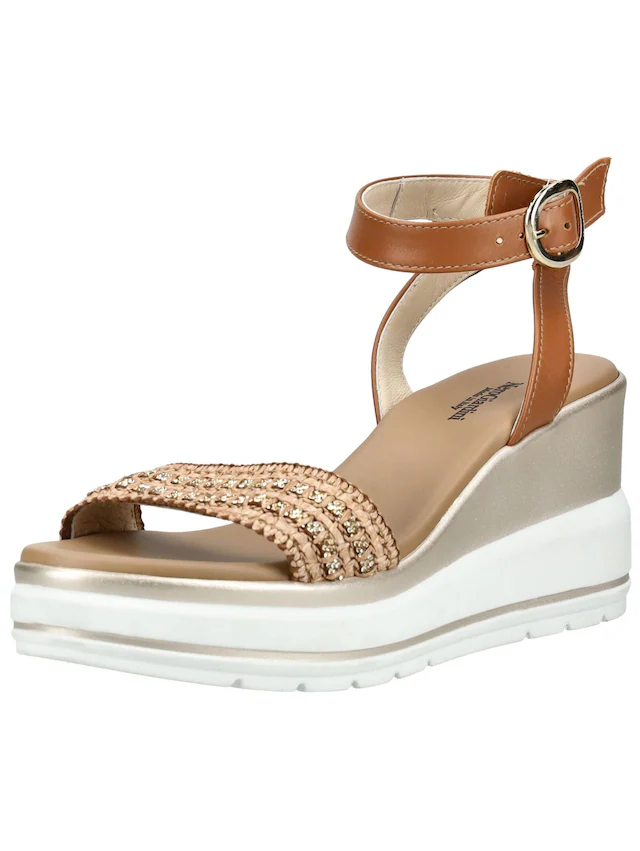 Nero Giardini Keilsandalette »Nero Giardini Sandalen Leder/Textil«