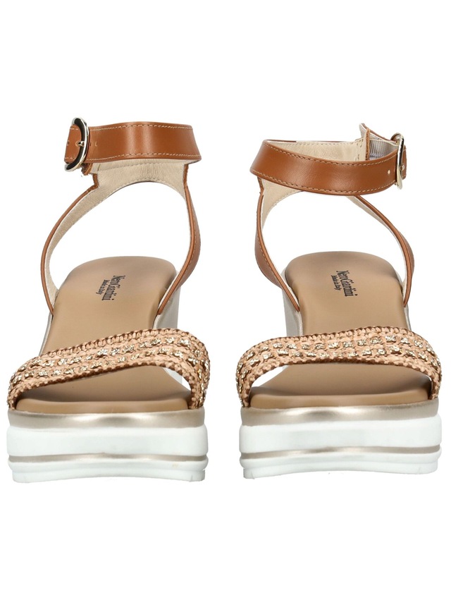 Nero Giardini Keilsandalette »Nero Giardini Sandalen Leder/Textil«