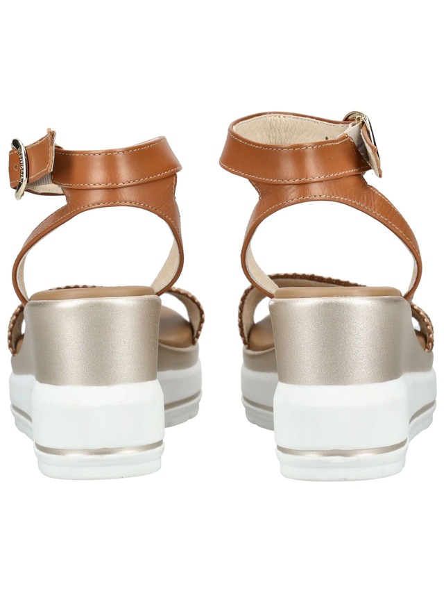 Nero Giardini Keilsandalette »Nero Giardini Sandalen Leder/Textil«