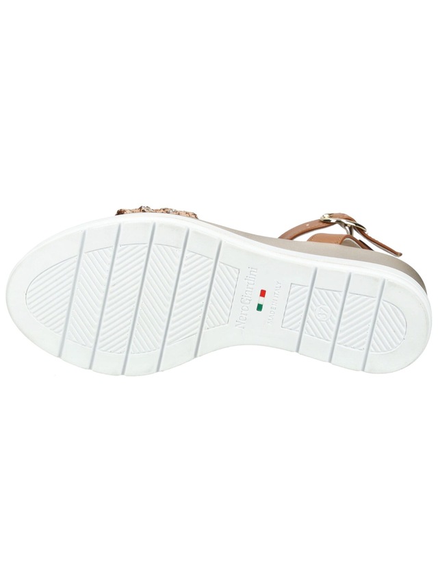 Nero Giardini Keilsandalette »Nero Giardini Sandalen Leder/Textil«