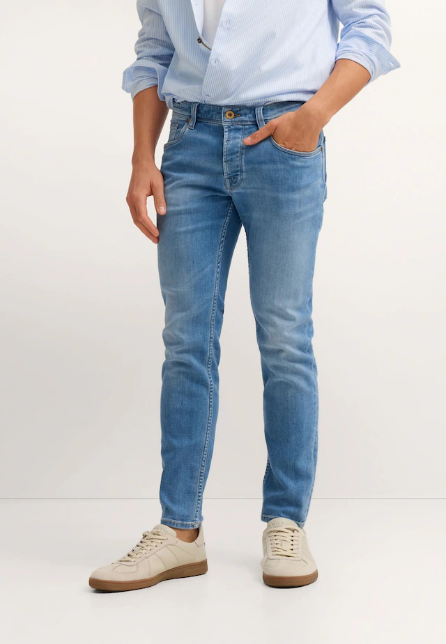 bugatti 5-Pocket-Jeans »Slim Fit« italian premium denim fabric