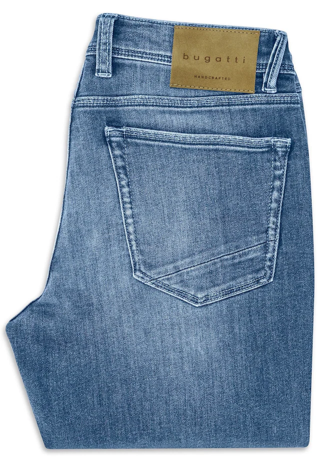 bugatti 5-Pocket-Jeans »Slim Fit« italian premium denim fabric