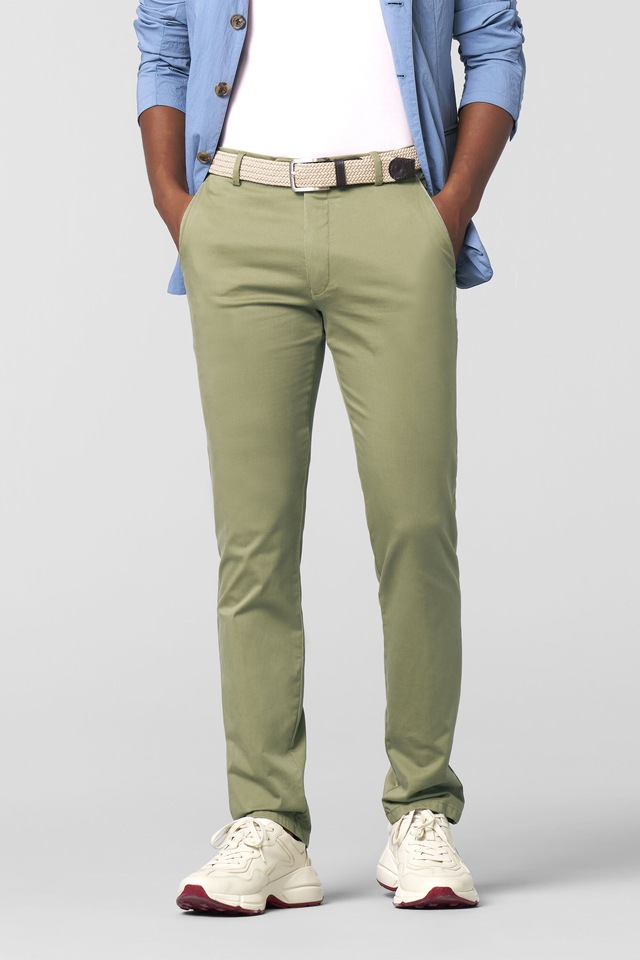 MEYER Chinos »NEW YORK Art.1-8130« mit buntgewebtem Innenfutter